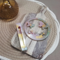 Vlinders in cirkel op smalle standaard 